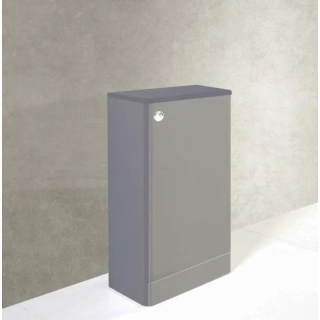 SW6 Options 500mm WC Unit with Concealed Cistern - Basalt Grey