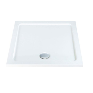SW6 KT35 700 x 700mm Square Shower Tray With Waste