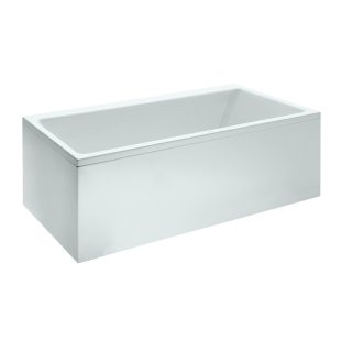 Laufen Pro 1700 x 750mm Single Ended Bath Inc Frame Feet & Left Handed Corner Panel - White