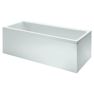 Laufen Pro 1800 x 800mm Double Ended Bath Inc Frame Feet & Right Handed Corner Panel - White