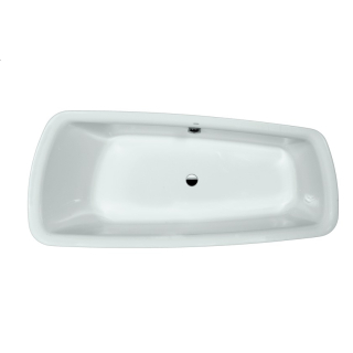 Laufen Palomba 1800 x 800mm Built-in Bath With Frame & Feet - White