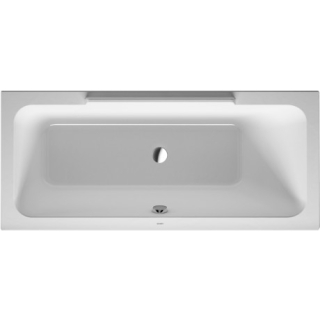 Duravit DuraStyle 1700 x 750mm Double Ended Acrylic Bath Back Slope Right  White