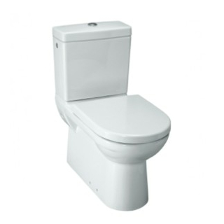 Laufen Pro Close Coupled Back to Wall Complete WC Pan Bottom Inlet 