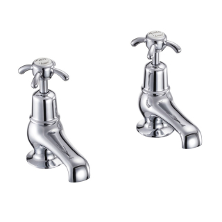 Burlington Anglesey 3" Cloakroom Basin Taps (pair)