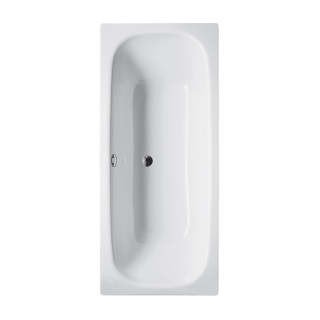 Bette Duett 1700 X 750mm Double Ended White Steel Bath No Tap Holes