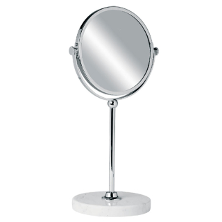 Lefroy Brooks Edwardian Free Standing Vanity Mirror 384 x 190mm - LB4958NK Silver Nickel