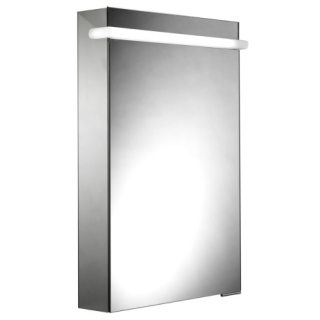 Roper Rhodes Impress 760 x 530mm Single Door Mirror Cabinet With Light & Shaver Socket
