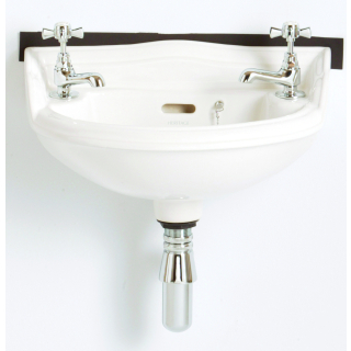 Heritage Dorchester 465 x 290 Baby Basin With 2 Tap Hole 