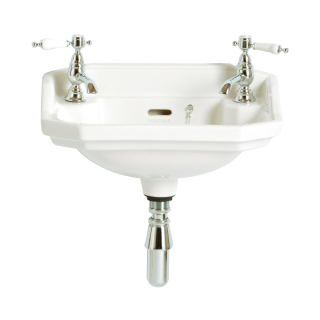 Heritage Granley 475 x 290 Baby Basin With 2 Tap hole 