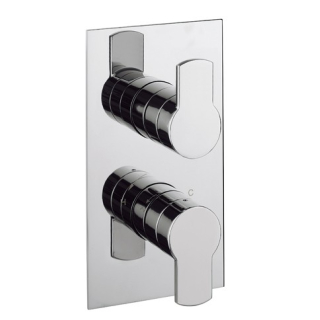 Crosswater Wisp Recessed Thermostatic Trim Set Only ( 1 Outlet ) Chrome