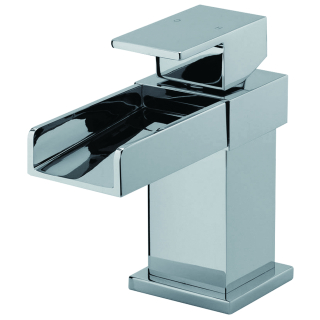 Z Series Chrome Cloakroom Mini Monobloc Basin Mixer With Sprung Waste