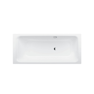 Bette Select Side Overflow 1600 X 700mm White Steel Shower Bath No Tap Hole - Left Handed