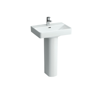 Laufen Pro Compact Basin With Full Pedestal 550 mm 1 Tap Hole 