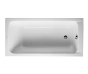 Duravit DCode 1600 x 700mm Single Ended Acrylic Bath  White