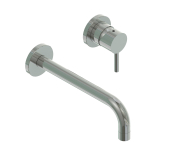 Just Taps Inox Stainless Steel Wall Mounted Basin Mixer
