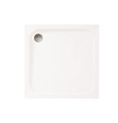 Merlyn MStone 760 x 760mm Square Shower Tray Including Chrome Fast Flow Waste