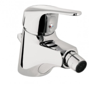 Just Taps Topmix Single Lever Bidet Mixer With Pop Up Waste