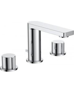 Just Taps Hugo Deck Mounted Basin Mixer With Pop Up Waste