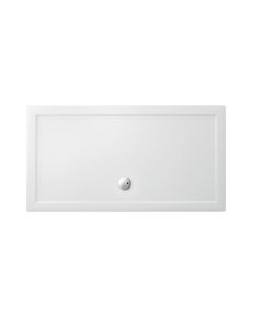 Rectangle 1500 x 800 x 35mm Rectangular tray - White Gloss
