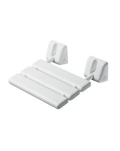 Bathroom Origins White Folding Shower Seat