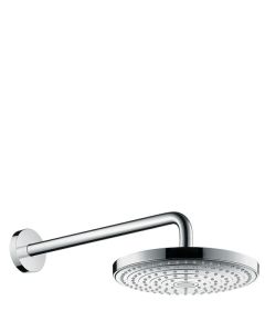 Hansgrohe Raindance Select S 240 2jet Chrome Overhead Shower With Shower Arm 390mm