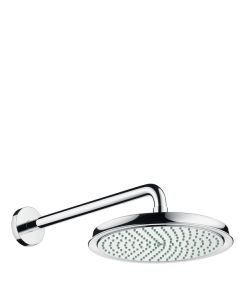 Hansgrohe Raindance Classic AIR 240mm Chrome Overhead Shower With 383mm Shower Arm
