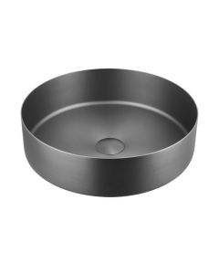 VOS Brushed Black Stainless Steel Counter Top Basin