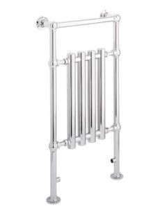 Frome 952 x 500mm Chrome Traditional Heated Towel Rail