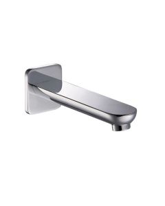 Just Taps Vue Chrome Wall Mounted 165mm Bath Spout