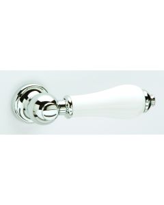 Heritage Traditional Cistern Lever Chrome/White