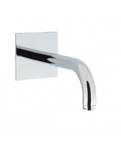 Crosswater Design Chrome Wall Mounted Bath Spout 160mm
