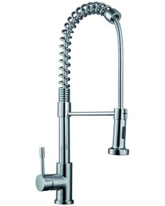 Semi Pro Kitchen Sink Mixer With Swivel Spout & Pull Out Spray