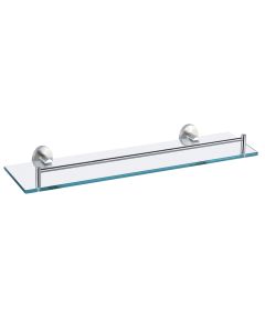 Just Taps Inox Stainless Steel Tempered Glass Shelf