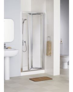 Lakes Classic Framed 700mm Bi Fold Shower Door 6mm