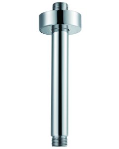 120mm Round Chrome Shower Ceiling Arm - Overhead Support