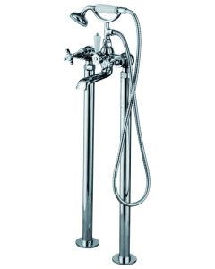 Freestanding bath shower mixer (inc. shower kit)