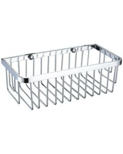 Heritage Rectangle Wire Basket - Chrome