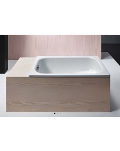 Bette Sitz / Hip 1050 X 650mm White Steel Bath No Tap Hole