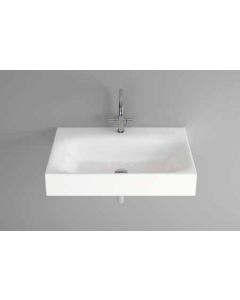 Bette Lux Wall Mounted Basin 600 X 480 1 Tap Hole Basin