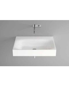 Bette Lux Wall Mounted Basin 600 X 480 No Tap Hole Basin