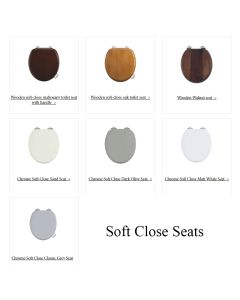Burlington Chrome Soft Close Seat (Choose Finish)
