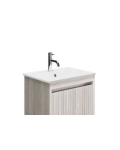 Upgrade Your Space With Flute 470mm White 1 Tap Hole Basin