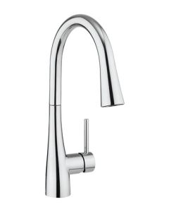 Crosswater Cook Side Lever Kitchen Mixer with Concealed Dual Function Spray
