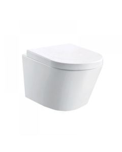 Cone Compact Wall Hung WC Including Soft Close Seat