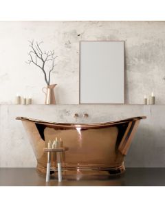 BC Designs Copper Boat Bath 1500 x 700mm