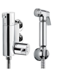 Experience Comfort with the Thermostatic Chrome Douche Set