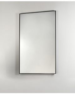 Emporio Bagno Gamma 600 x 800mm Rectangular Black Framed Mirror