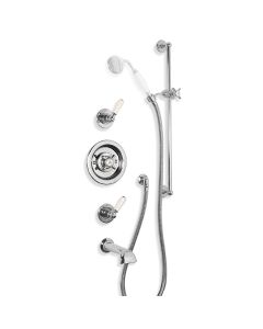 Lefroy Brooks Godolphin Conc Thermo Bath Shower Mixer