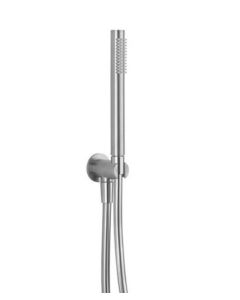 3ONE6 Wall Outlet, Handshower & Hose-Brushed Stainless Steel