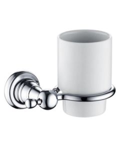 Traditional Holborn Wall Mounted Tumbler & Holder Chrome